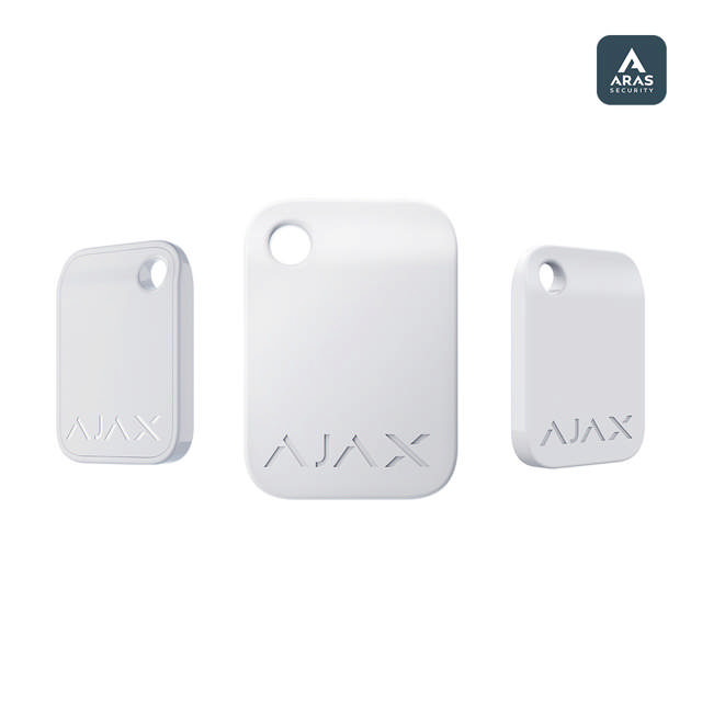 Ajax Tag (100pcs) - ARAS Line - white