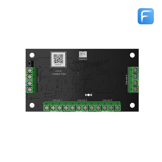 Ajax LineSplit - Fibra - black