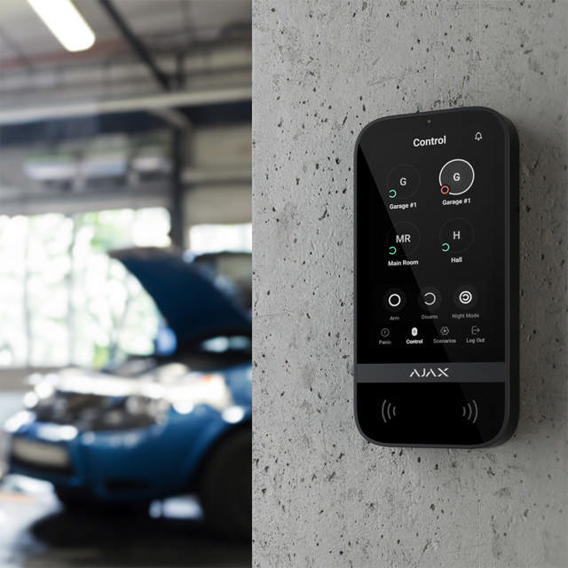 Ajax KeyPad TouchScreen - ARAS Line - black