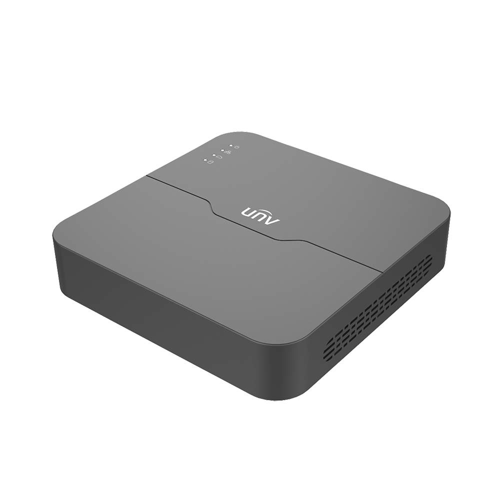 UNV - 4-kanal NVR - PoE 4 - 40/64 mbps - Sort