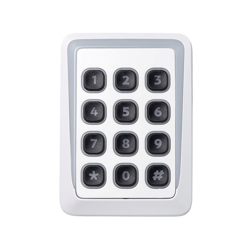 Cidron - Mifare/Desfire - m/tast. 3x4 - hvid