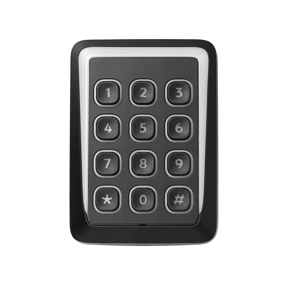 Cidron - Mifare/Desfire/EM/iClass 3x4 tast - Sort