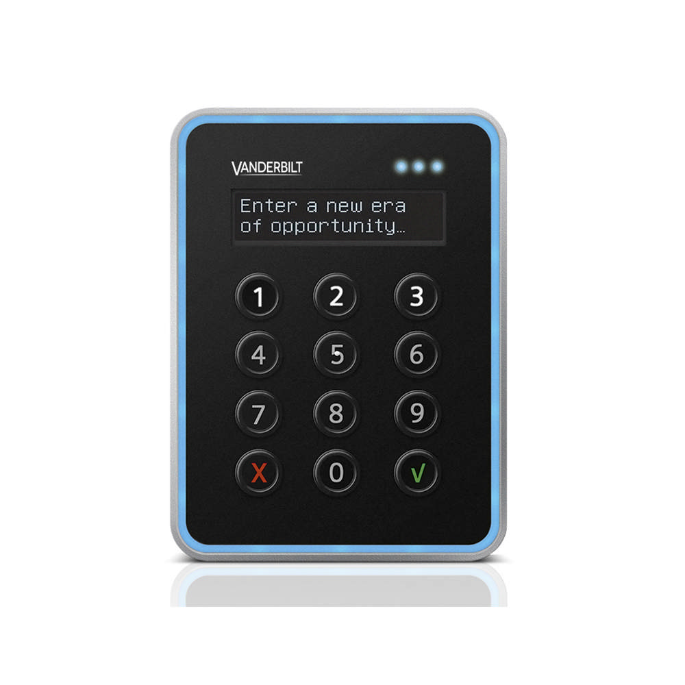 VR40 - Displaylæser med tastatur - OSDP - Mifare