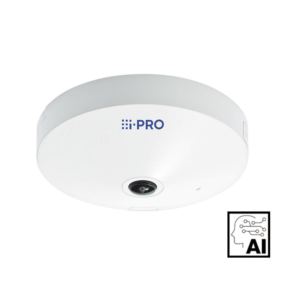 i-PRO - 5MP - Indoor - 360 Fisheye - AI engine